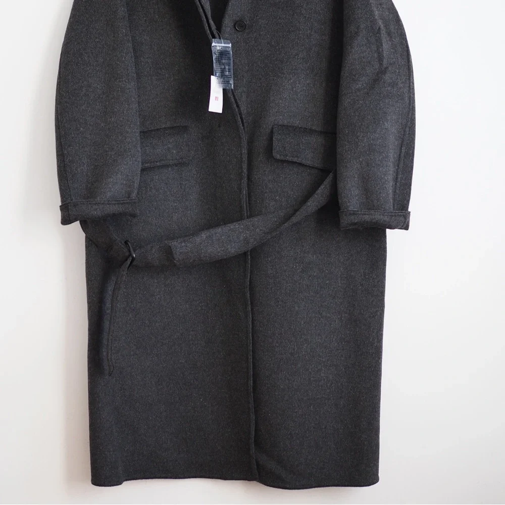 JW Anderson premium wool Uniqlo double face oversized coat - Picture 3 of 12
